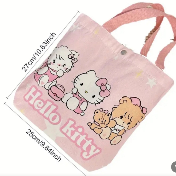 🆕️ NWT Hello Kitty Tote Bag Sanrio - Picture 2 of 2